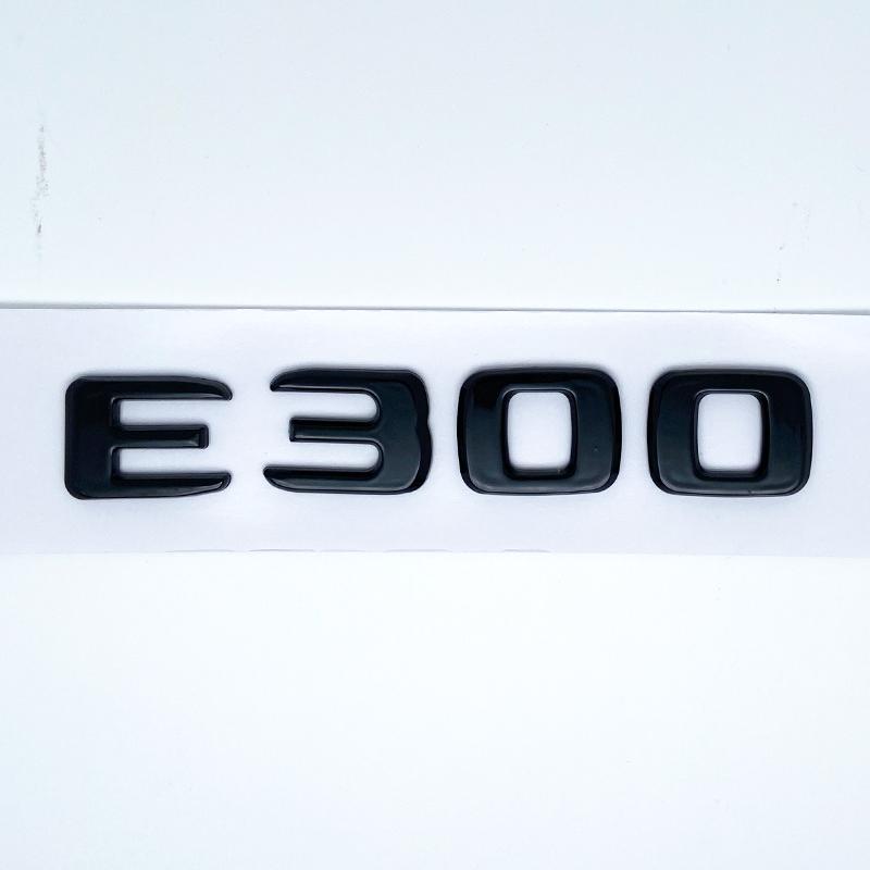 AATC1 Apply To Letters E200 E260 E300 E400 E450 E220d E350d E400d 4Matic ABS Emblem for Mercedes Benz Car Trunk Logo Sticker