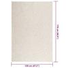 VidaXL Tapis ZIZUR crème 120x170 cm aspect de jute intérieur extérieur, tapis d'extérieur, tapis de sol, tapis d'intérieur, 4010377
