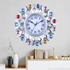 Living Room Clock Creative European Wall Clock Retro Art Wall Watch Decorative Wall Clock Home Silent Fashion Clock for Study