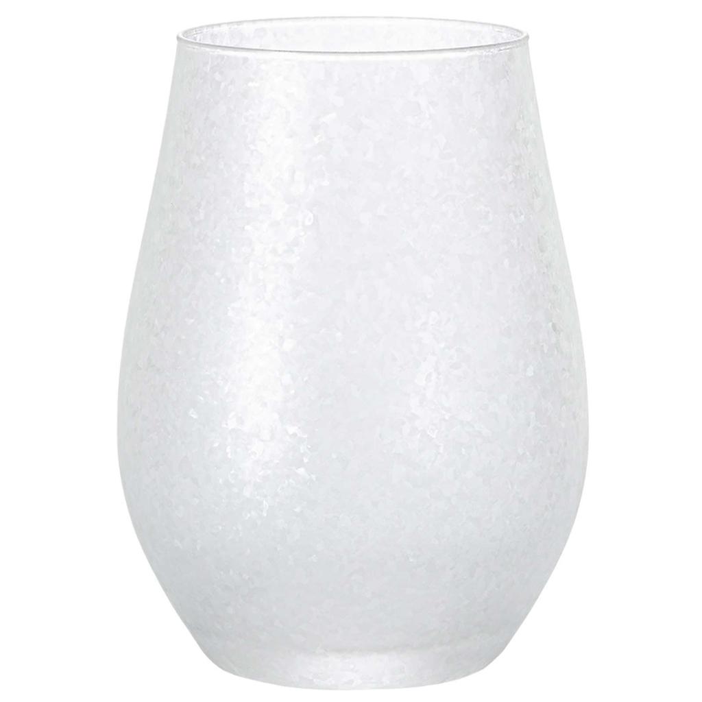 Aderia Mizore Wine Set of Made in Stemless Wine Tumblers for Commercial Restaurant and Cool and Sparkling with Crystallized Finish (ADERIA) [Aderia