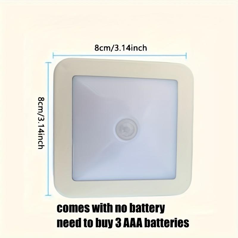 3 STÜCK LED Bewegungsmelder Treppenwandleuchte zur Verwendung unter Schränken, in Fluren, Treppenhäusern, Schränken und Küchen.