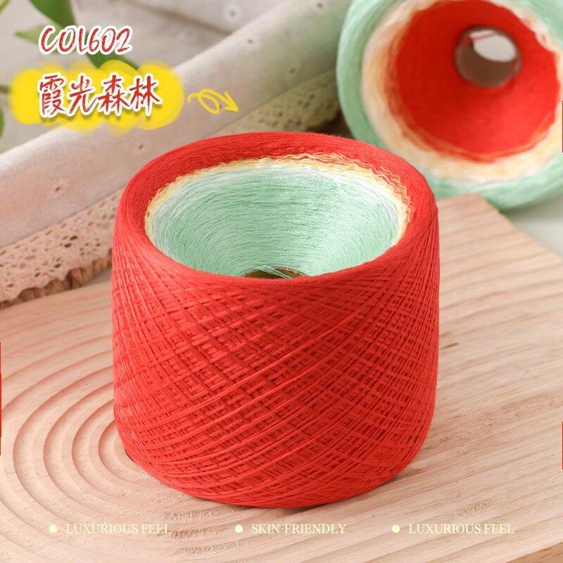 300G Gezwirnte Baumwolle Mischung Fantasie Kuchen Garn Handgemacht DIY Gestrickt Haken Schal Mantel Schal Garn