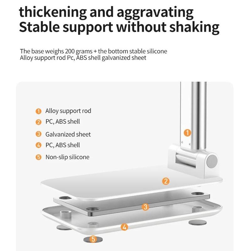 Multi Functional Universal Mobile Phone Holder Foldable and Extendable Desktop Lazy Person Tablet Live Streaming Portable Holder