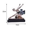 European Style Ballerina Figurine Crafts Souvenir Graceful Art Ballet Dancer Sculpture Ballet Dancer for Shelf Dining Room Desk