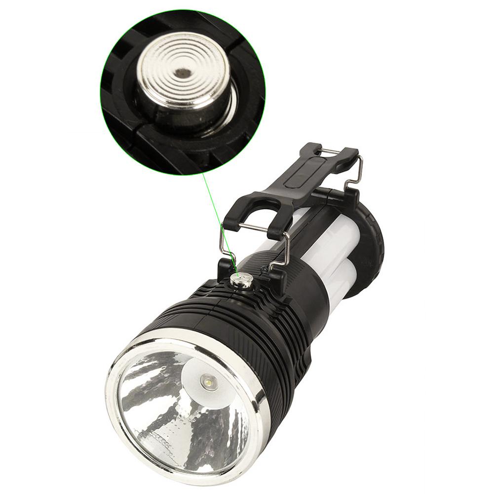 אנרגיה סולארית סופר בהיר חיצוני קמפינג LED לפיד אור פנס פנס