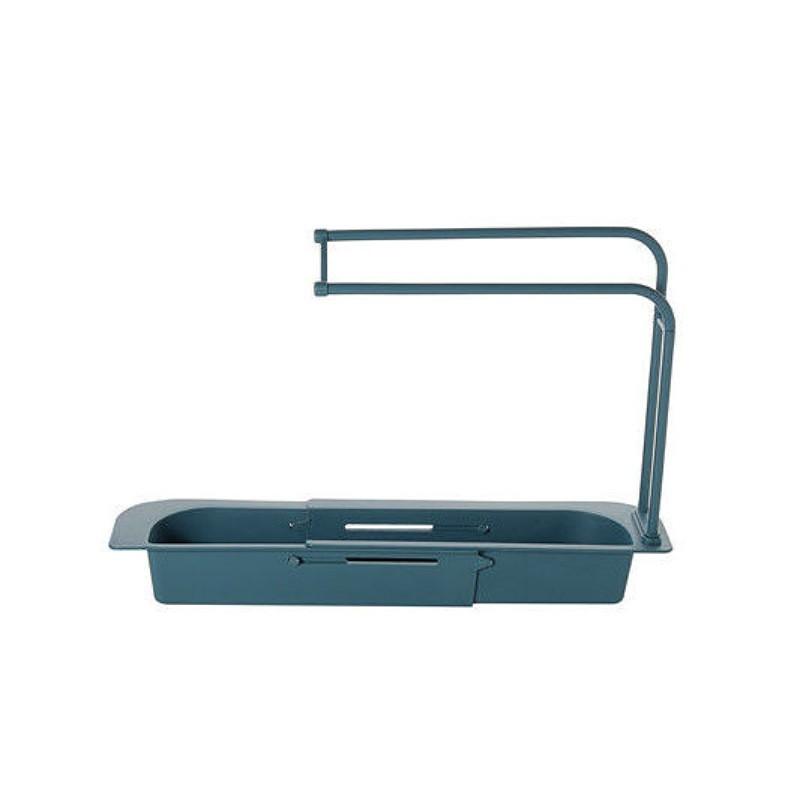 Teleskopowy zlew półka ociekacz Rack Organizer do kuchni mydło uchwyt na gąbkę wieszak na ręczniki przechowywanie organizator kosz gadżety akcesoria