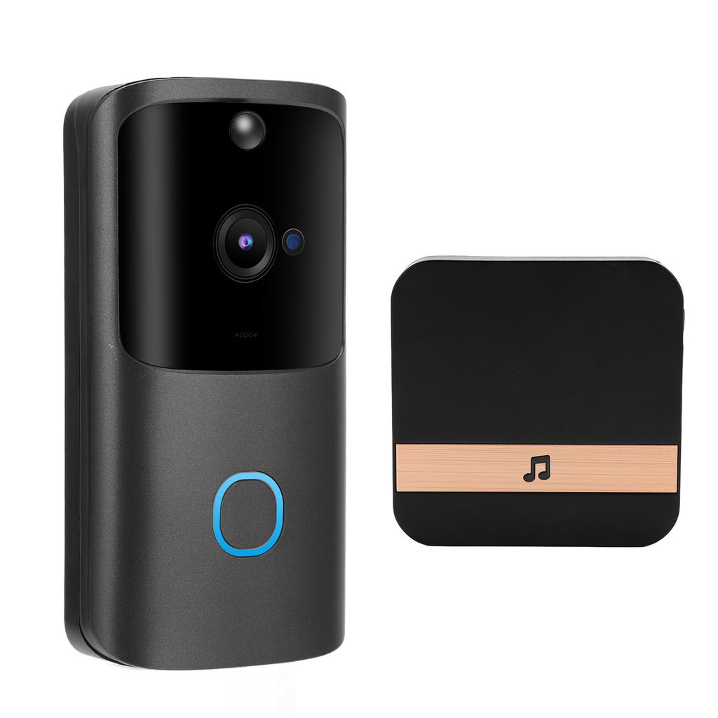 Wireless Video Doorbell WIFI 100DB 2 Way Audio Motion Detection Alarm Night Vision Doorphone