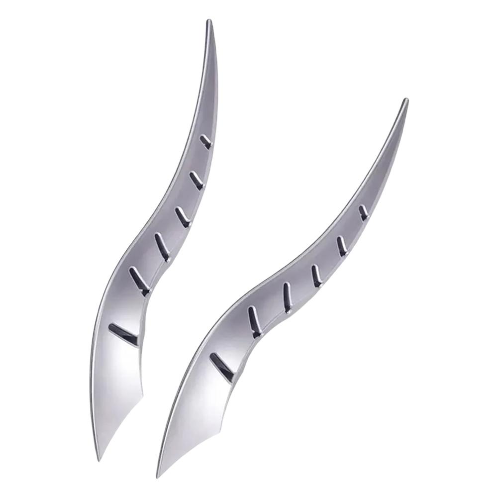 1 Pair Universal Car Exterior Decor Auto Roof Dragon Horn Shaped Car Exterior Decoration No-Drill Install Cool Cars Accessories