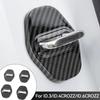 4Pcs Car Door Lock Buckle Protective Cover Door Shock Absorber Cushion Thickened Pad for VW Volkswagen ID3 ID4 CROZZ ID6