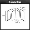 For Porsche Macan Car Styling Carbon Fiber Car Door Handle Decorative Stickers Car Interior Decoration Auto