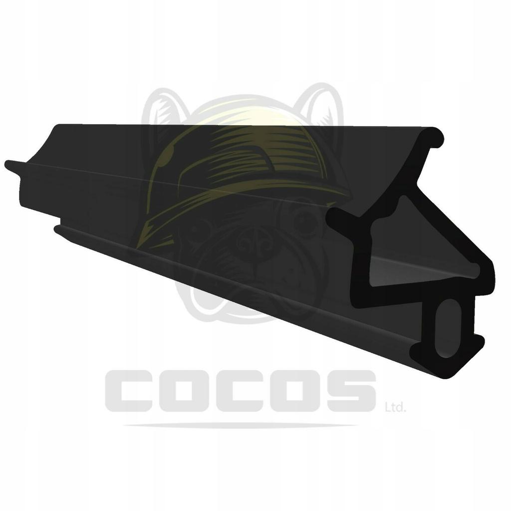 Seal for PVC windows S-1530 BLACK 1m