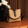 Bag Women's 2025 Autumn New Fashion Bucket Mom Crossbody Bag Simple Shoulder Strap Shoulder Bag Trendy Crossbody Bag