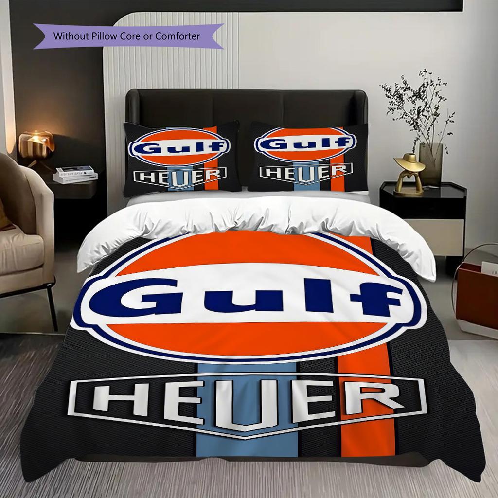 Gulf Heuer Emblem Bedding 1 Duvet Cover 2 Pillowcase Without Core Duvet Cover And Pillowcase Christmas Birthday Gift Soft And Comfortable