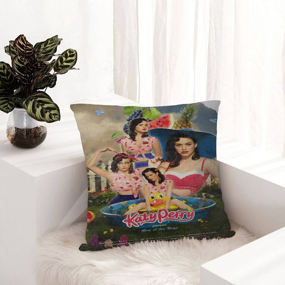 Singer K-Katy P-Perry Pillow Gifts Home Office Furnishings Bedroom Sofa Car Cushion Cover Case 45x45cm