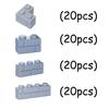 DO IT YOURSELF Construction Bricks MOC Thick Wall Blocks Figures City Learning Creativity Playthings ideal for Kids Traditional Dimension