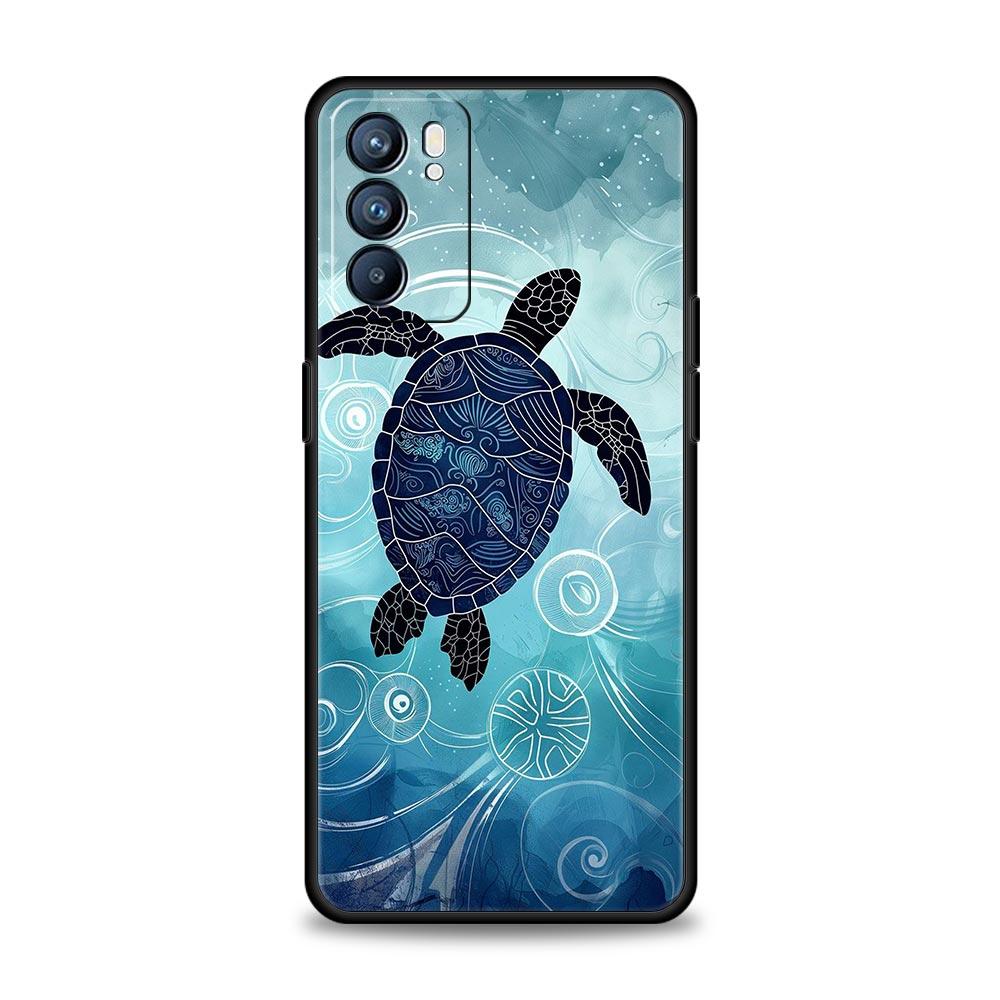 Ocean Coastal Seashell Seaweed Phone Case For Oppo A17 A31 A54 A57 A78 A79 A98 Find X5 X6 Reno 6 7 8 10 11 12 13 F Pro Soft TPU