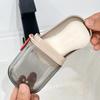 1/2/5PCS Leakproof Soap Tray - Portable Bathroom Soap Box with LidTransparent Drain Tray for Travel  Camping