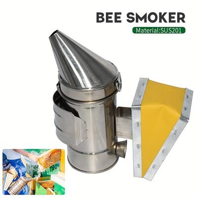 1pc Bee Smoker, Stainless Steel Beekeeping Equipment, Beehive Smoker, Stainless Steel Smoker for Beekeepers