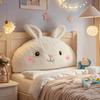 Cartoon Bedside Soft Upholstered Backrest Cushion for Children's Tatami or Girls' Bedroom, 2026 Anti-Collision Pillow.