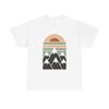 Mountain Twilight Shirt Nature Adventure Gift Women Flat Tee Mountains T-Shirt