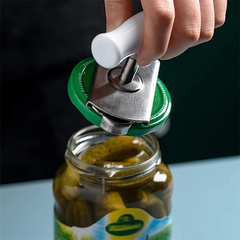 Stainless Steel Jar Opener Lids Adjustable Manual Can Bottle Opener Kitchen Accessories Can Opener for 3-9.5CM Kitchen Gadget