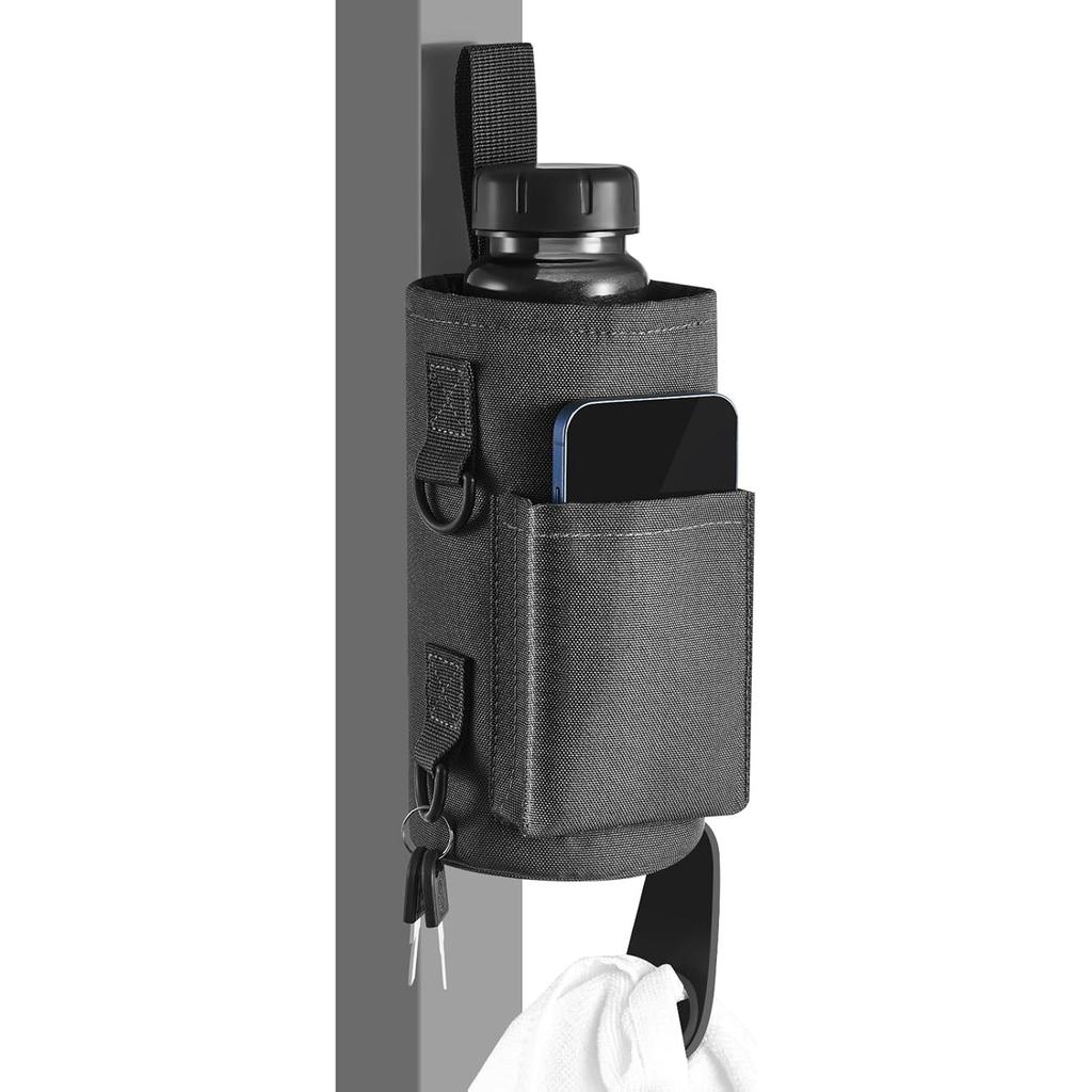 2026 Nouveau Sac Pochette pour Gourde Magnétique Sac Porte-Gobelet d'Eau Spécifique pour la Salle de Sport avec Aimant Puissant Pour Porte-Gobelet de Sport en Plein Air