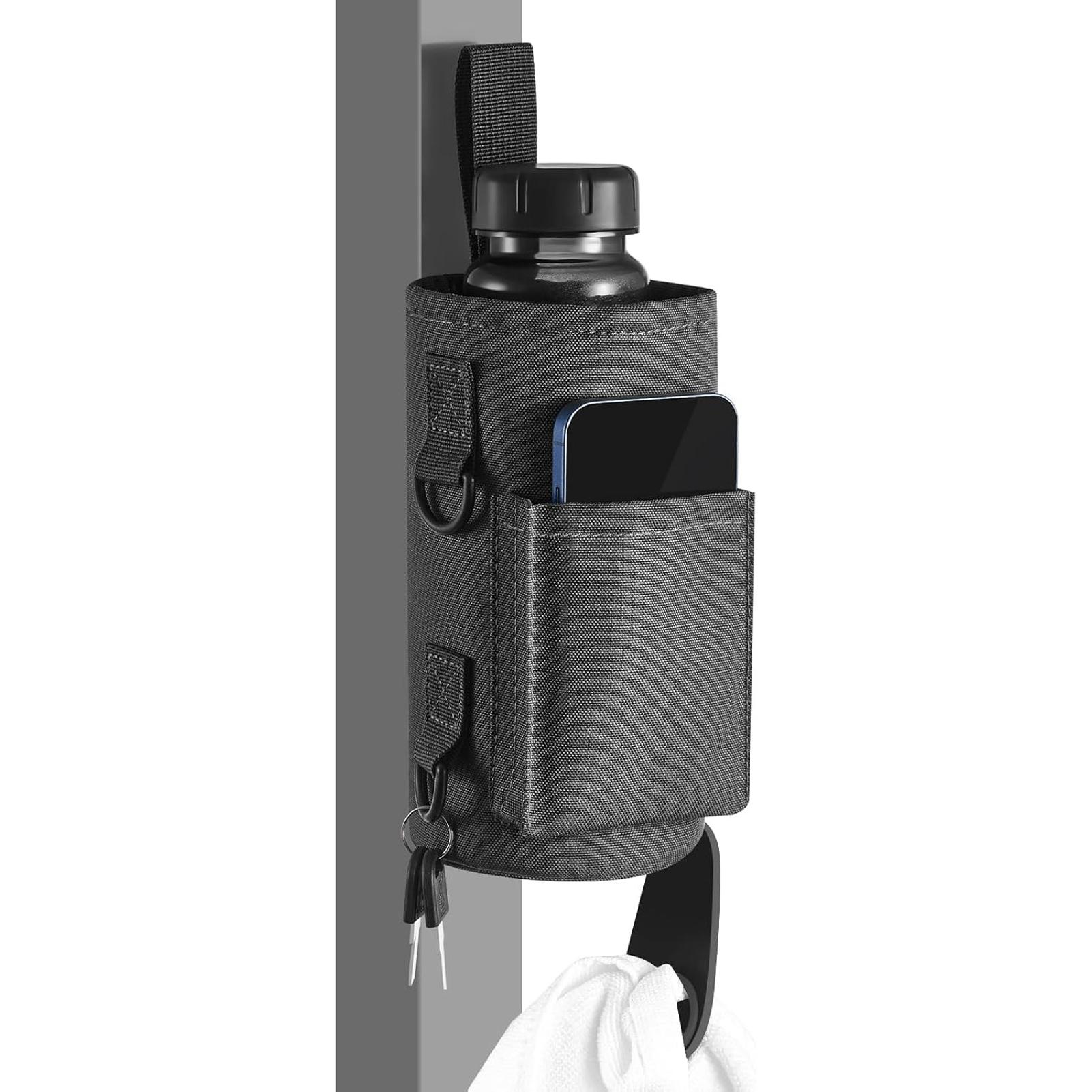 Magnetic Gym Water Bottle Bag Non Slip Magnetic Gym Sling Bag Portable Magnetic Water Bottle Carrier Holder for Gym Accessories