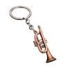 Musician Keychain Pendant Decorative 3D Design Bag Hanging Pendant Miniature Instrument Shape Key Holder Bag Charm