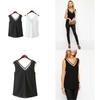 Stylish Sleeveless Sheer Chiffon V-neck Vest Streetwear Fashion Top Comfortable Cool