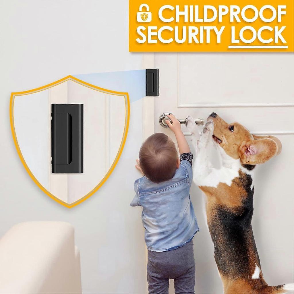 Home Security Door Reinforcement Lock - Child Proof High Security Door Lock Front Door Loc