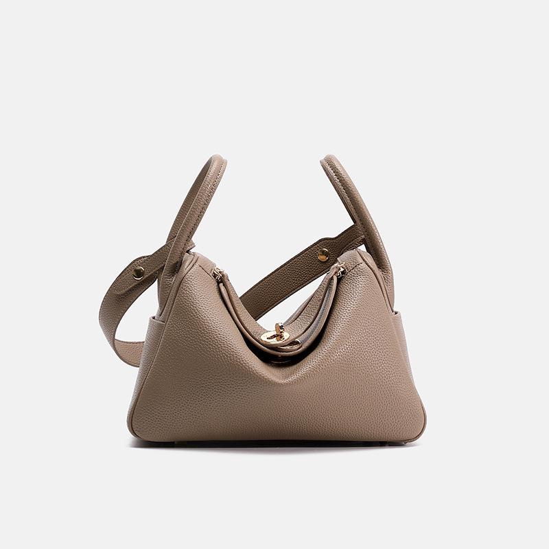 

Сумка Lindy 2025: Классическая европейская и американская мода, узор личи, сумка-доктор на одно плечо и через плечо Small (19*12*10cm) хаки