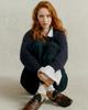 Halliobeuseukoteullaendeu Shaggy Dog Crew Neck Sweater - New Navy