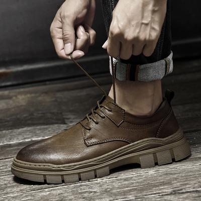 Hochwertige Herren Echtleder Freizeitschuhe Allround Einfache Herren Sneaker Mode Elegante Oxford Schuhe Bequeme Business Schuhe