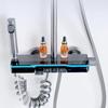 Bathroom Shower Faucet Set Digital Temperature Display Shower System Rainfall Shower Set Hot Cold Mixer Shower Bathtub Faucet