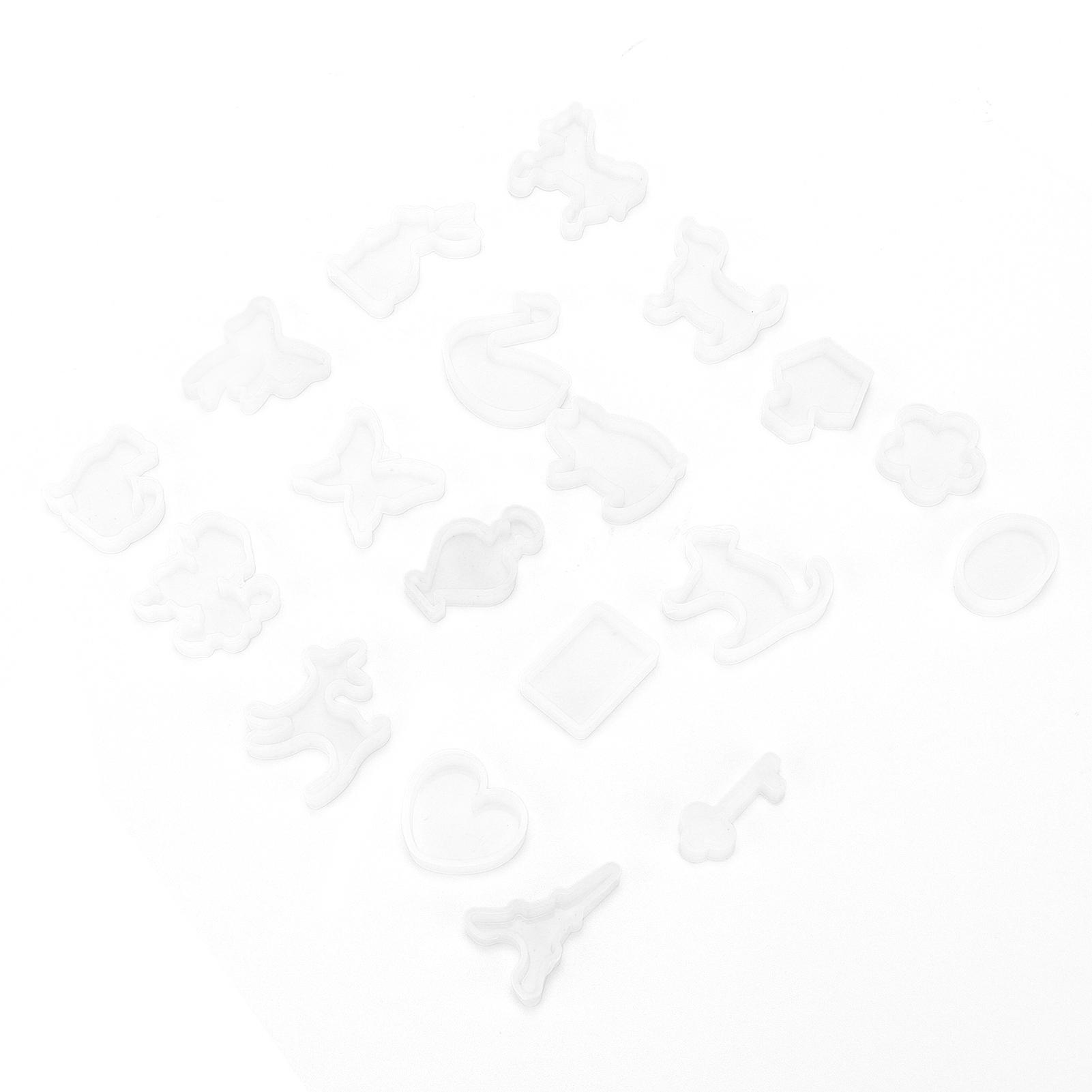 

19 шт. силиконовых форм в стиле животных, формы для литья эпоксидной смолы, декоративные формы для смолы для DIY поделок, подарок