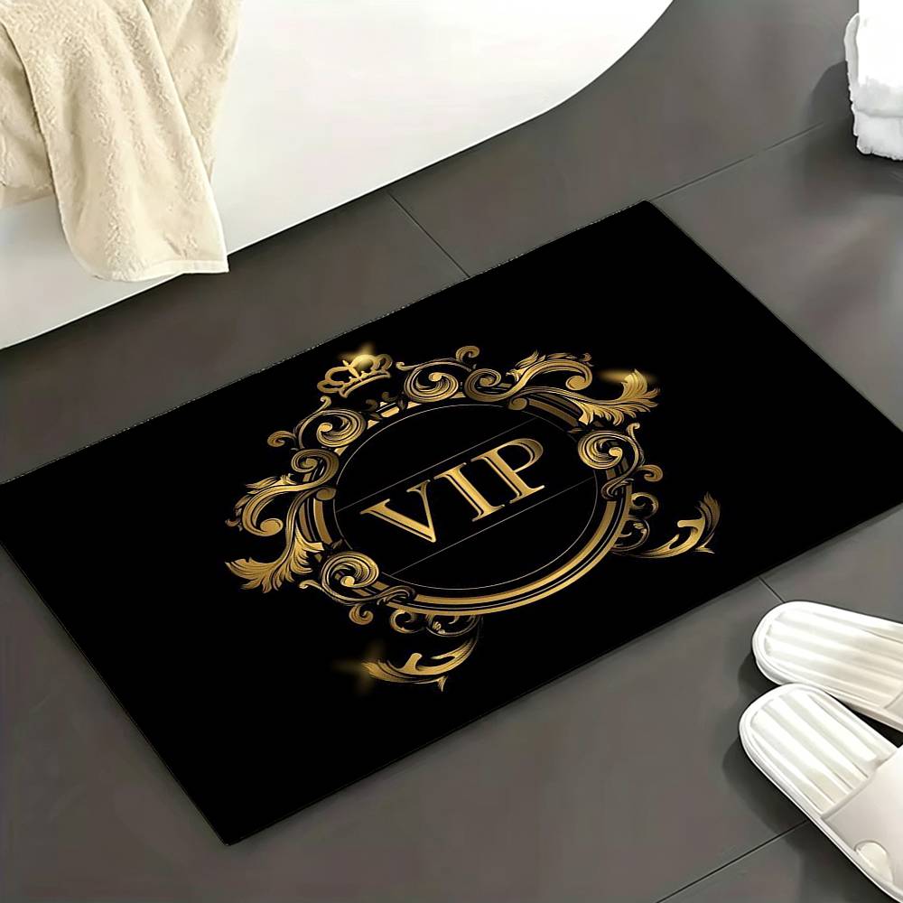 Fashion VIP Members Only Floor Mat Soft Non Slip for Entry Door Bathroom Indoor Home Decorative Carpet