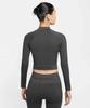 NIKE Pro Full-Zip Training Top W - Dark Smoke Grey / Io4467-070
