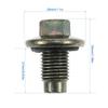 M14 x 1.5mm Car Engine Oil Pan Drain Nut Sump Plug Screw Bolt 1E0010404 for Ford Volvo Peugeot Mazda Land Rover Fiat Citroen