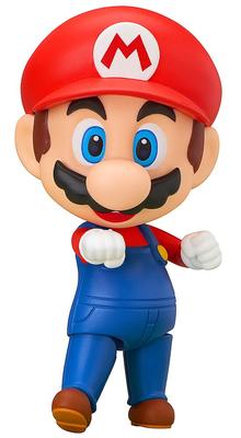 Good Smile Company SMILE Nendoroid Super Mario Mario Plastová malovaná pohyblivá figurka Terciární prodej (DOBRÁ SPOLEČNOST) Bez měřítka
