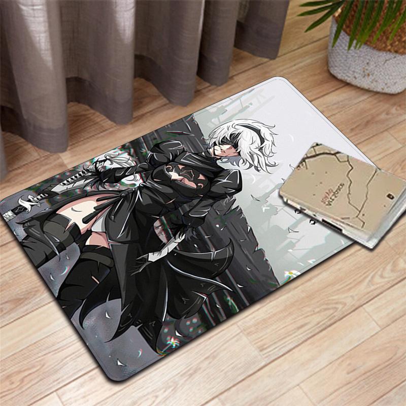 Nier 2B Drakengard Rug Floor Mat for Living Room or Bedroom Soft and Comfortable Carpet a Gift for Birthday and Holiday.DFF0925143