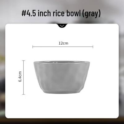 Wutuo Carlos Hand-Pinched Rice & Dessert Bowl Set