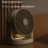 Quiet Office Fan Desktop Air Circulation Fan, 5 Speed Portable USB Desk with 1800mAh Battery Compact & Digital Display, Personal Cooling for