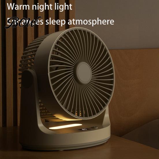 Quiet Office Fan Desktop Air Circulation Fan, 5 Speed Portable USB Desk with 1800mAh Battery Compact & Digital Display, Personal Cooling for