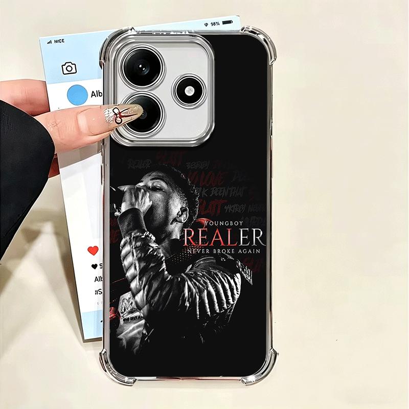Rapper YoungBoy Soft Phone Case For Xiaomi Poco X7 X8 Pro Max X6 X5 X3 F8 Ultra F7 M8 M7 M5S Redmi 15C 15A 15 14C 13C 12C 13 12