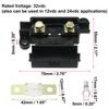 uxcell 80A Fuse Kit 4 ANS Holder 7x80 AMP Fuse 8 Heat Shrink 8 Cable Lugs for Car Dual