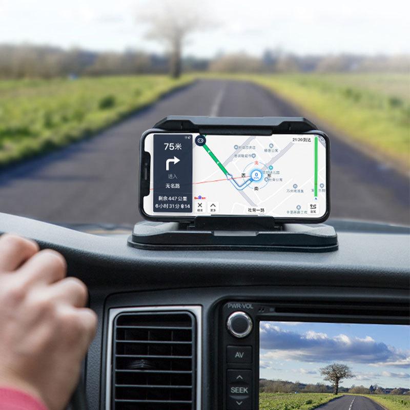 Truck Phone Mount Holder Sticky Suction Cup Universal Hud Design Shown Dashboard Cell Phone Bracket Support Rack