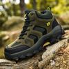 39-48 Uomo Taglie Forti Scarpe alla Moda High Top per Escursionismo e Alpinismo all'Aperto con Imbottitura in Cotone Peluche Scarponi da Neve