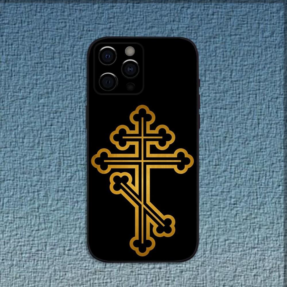 Custodia per telefono con icona a croce per iPhone Samsung Galaxy Redmi Xiaomi Note S A 6 7 8 9 10 11 12 13 14 15 16 20 21 22 23 53 54 Pro Max Plus Ultra TPU Morbida