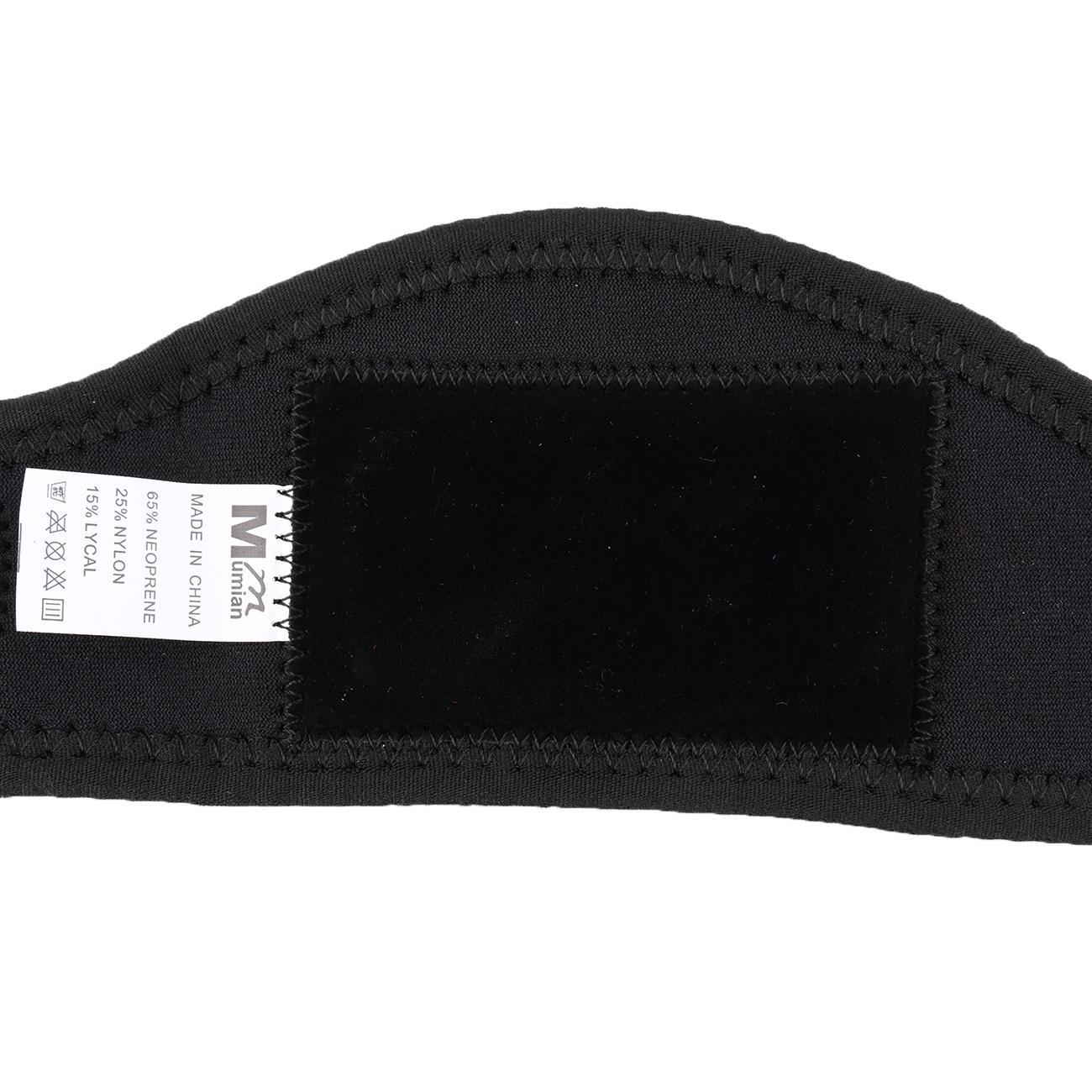 Фиксирующий ремень на колено Mumian чёрный — фото 5