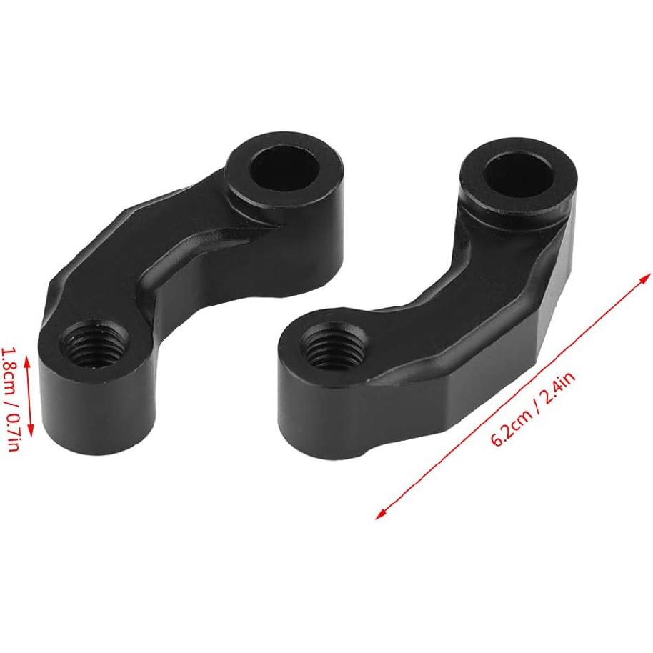 Aramox Universele 10mm Stuur Spiegelhouder Verhogers Verlengstukken Adapters Motorfiets Spiegel Verhoger Verlengbeugel voor R1200GS LC/ADV 13-18 R nineT/R1200R